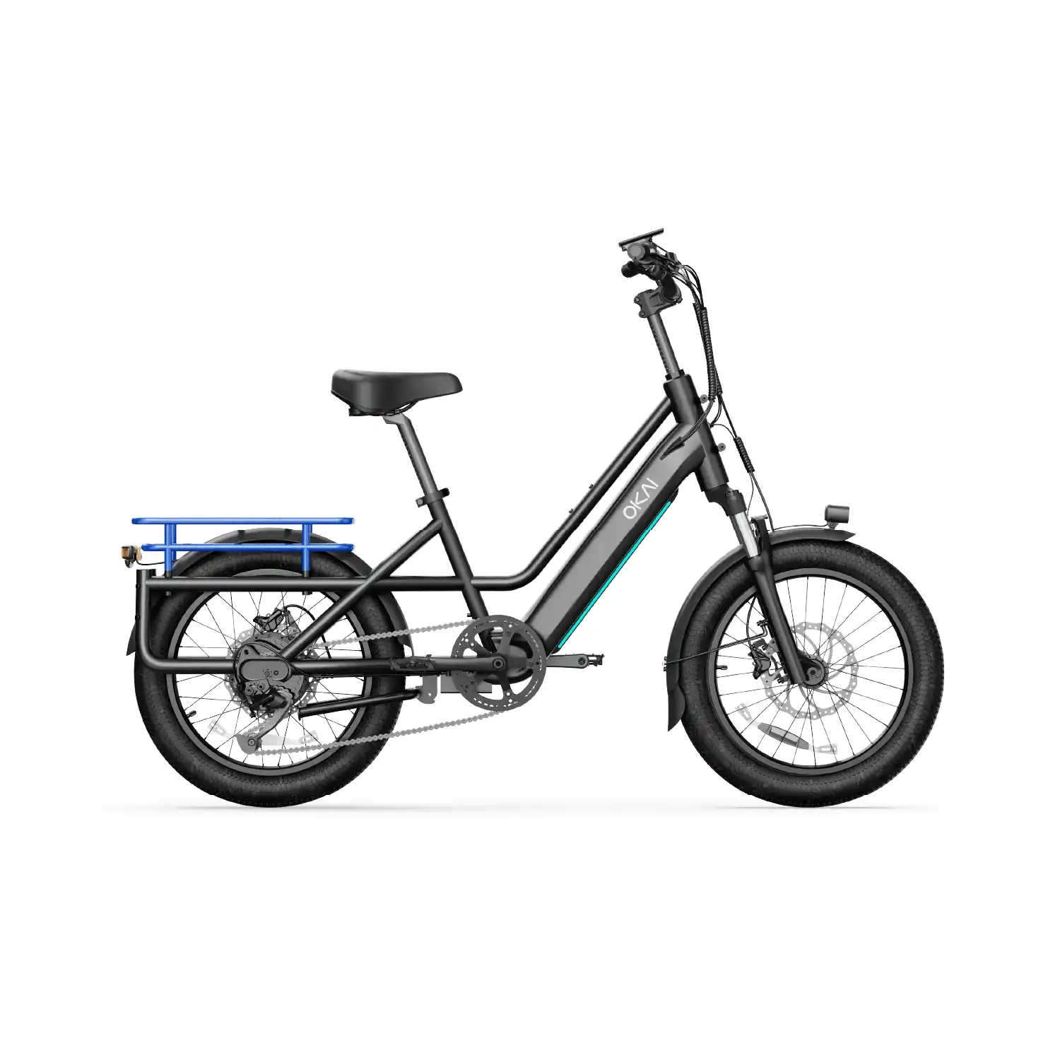 OKAI E-Kargo EB70 Cargo Utility eBike 440 lbs Weight Capacity - Image 10