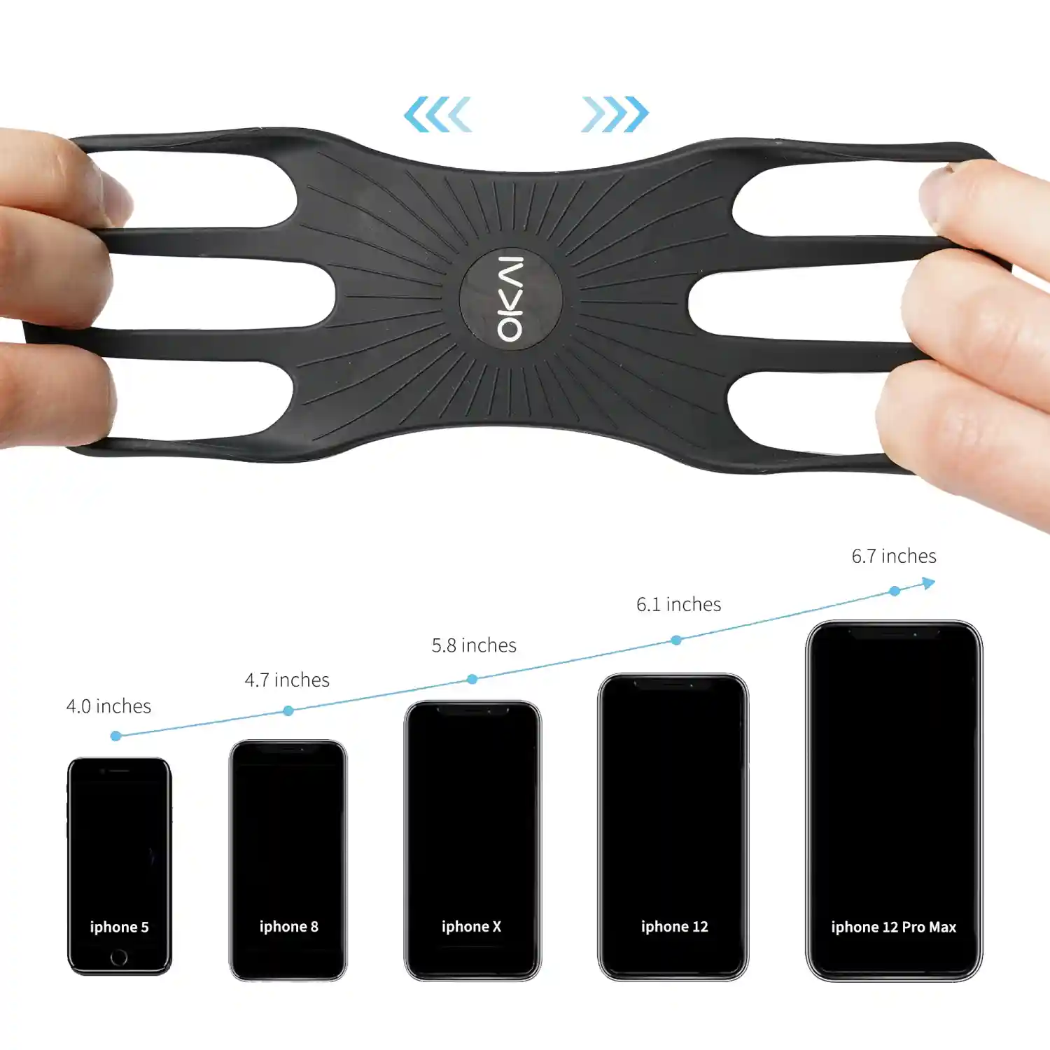 Adjustable Universal fit Bike Phone Holder - Image 4
