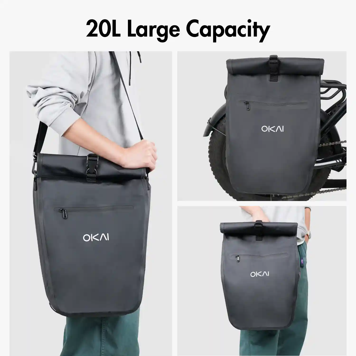 Waterproof Bike Panniers (2 Pack) - Image 8
